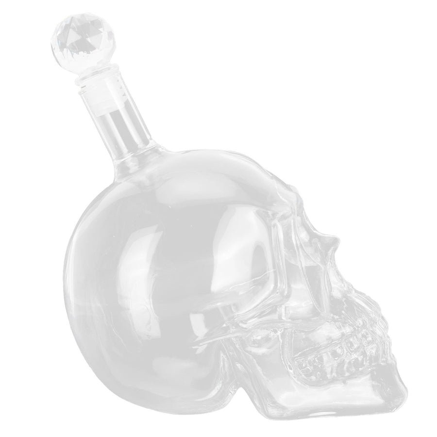 550ml Innovative Skull Shape Wine Bottle High Borosilicate Glass Red Wine Bottle for KTV Bar