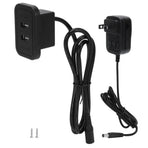 Recliner Chair Charger with Dual USB Port 5V 2A for Desktop Sofa Bedside FurnitureBlack US 100‑240V
