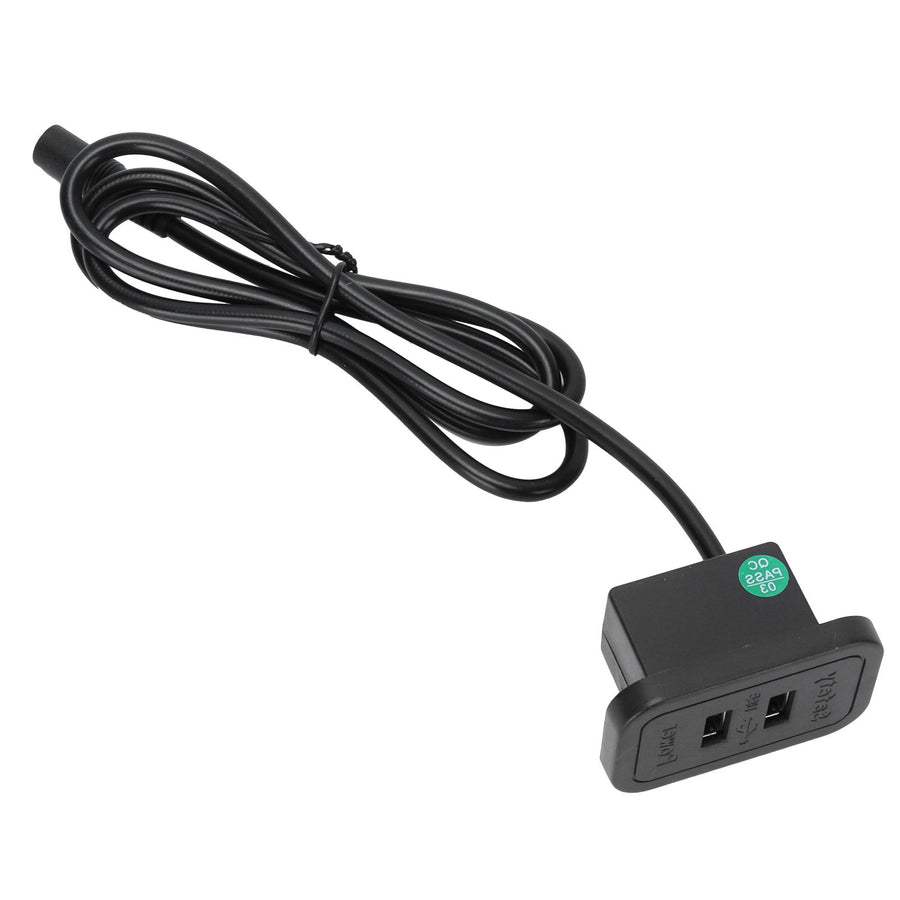 Recliner Chair Charger with Dual USB Port 5V 2A for Desktop Sofa Bedside FurnitureBlack US 100‑240V