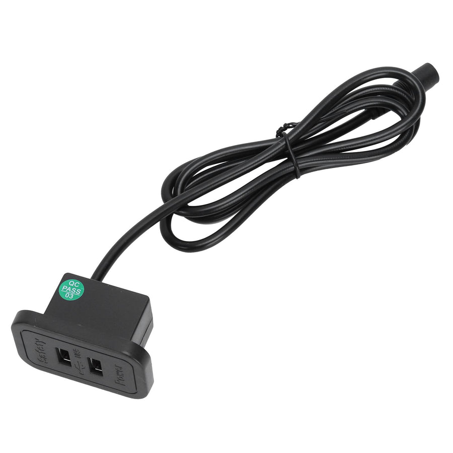 Recliner Chair Charger with Dual USB Port 5V 2A for Desktop Sofa Bedside FurnitureBlack US 100‑240V