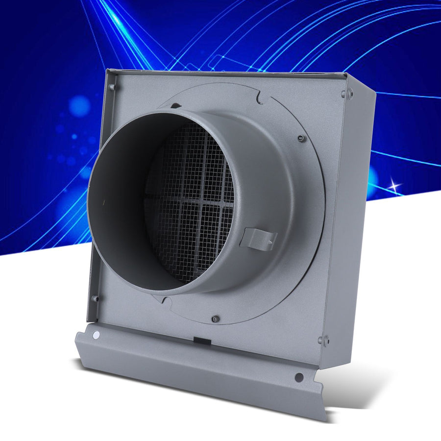 Stainless Steel Ventilation Duct Wall Air Vent Cap for Ventilator Exhaust Fan Range Hood100mm Pipe Diameter
