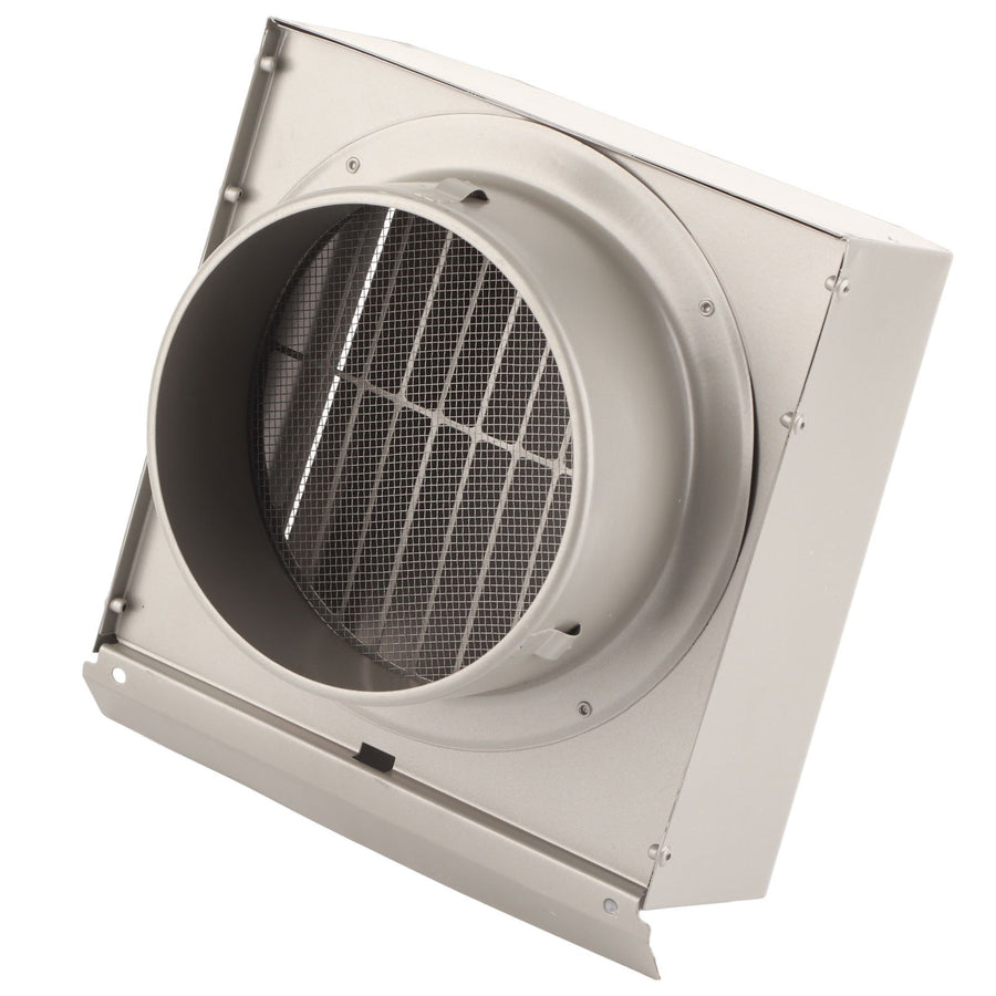 Stainless Steel Ventilation Duct Wall Air Vent Cap for Ventilator Exhaust Fan Range Hood150mm Pipe Diameter