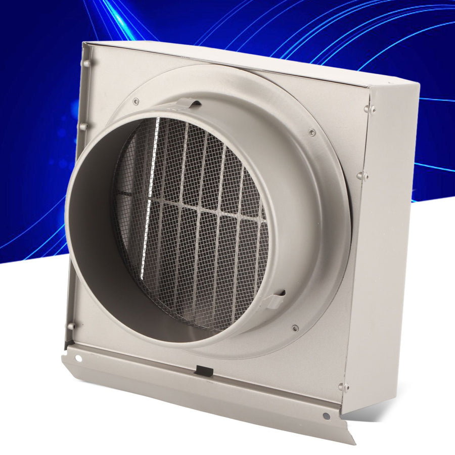 Stainless Steel Ventilation Duct Wall Air Vent Cap for Ventilator Exhaust Fan Range Hood150mm Pipe Diameter