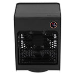 2 in 1 Oscillating Spray Humidification Fan with Light USB Charging Desktop Air Cooler Fan for HomeBlack