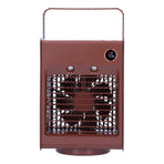2 in 1 Oscillating Spray Humidification Fan with Light USB Charging Desktop Air Cooler Fan for Home(Café )