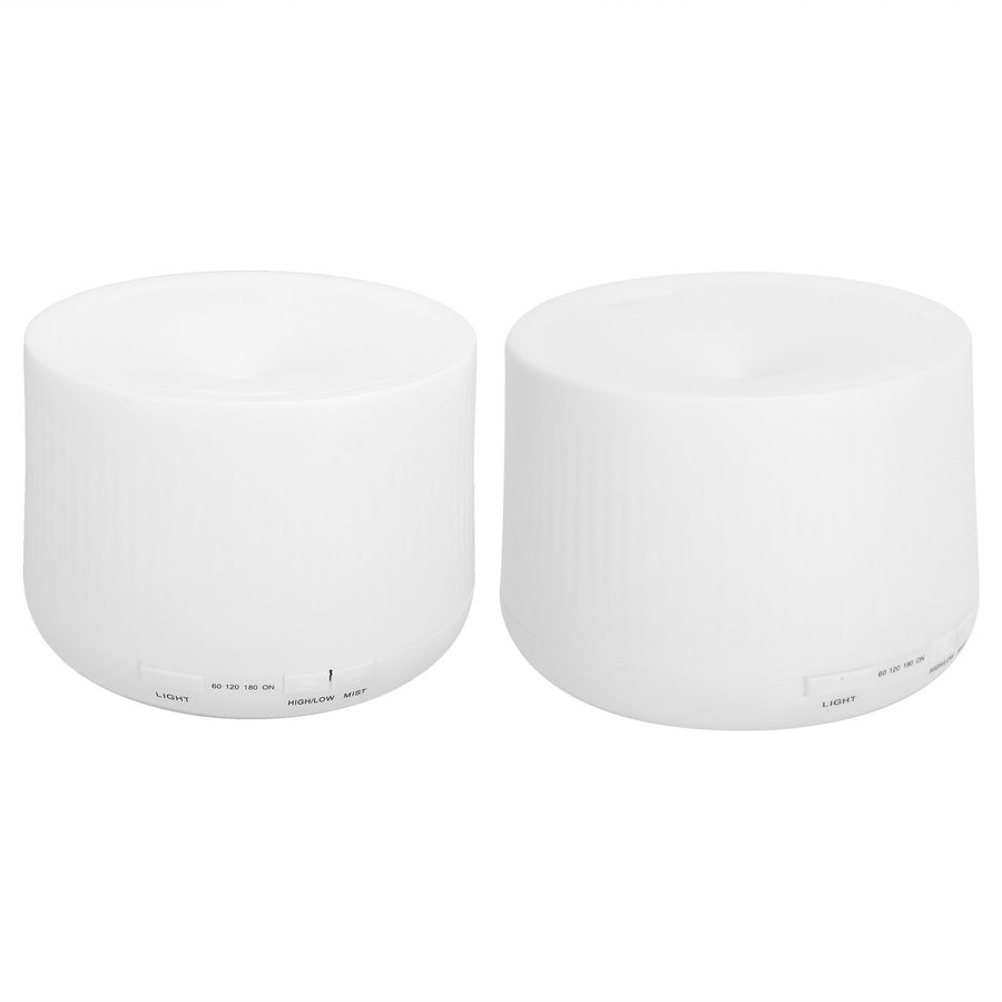 500ml Mini Humidifier with 7 LED Color Silent Ambient Light Aroma Diffuser 100‑240VEU Plug