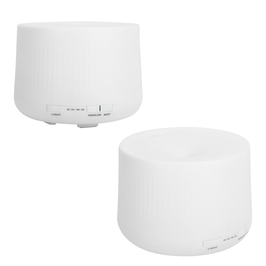 500ml Mini Humidifier with 7 LED Color Silent Ambient Light Aroma Diffuser 100‑240VEU Plug