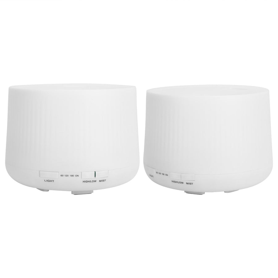 500ml Mini Humidifier with 7 LED Color Silent Ambient Light Aroma Diffuser 100‑240VEU Plug