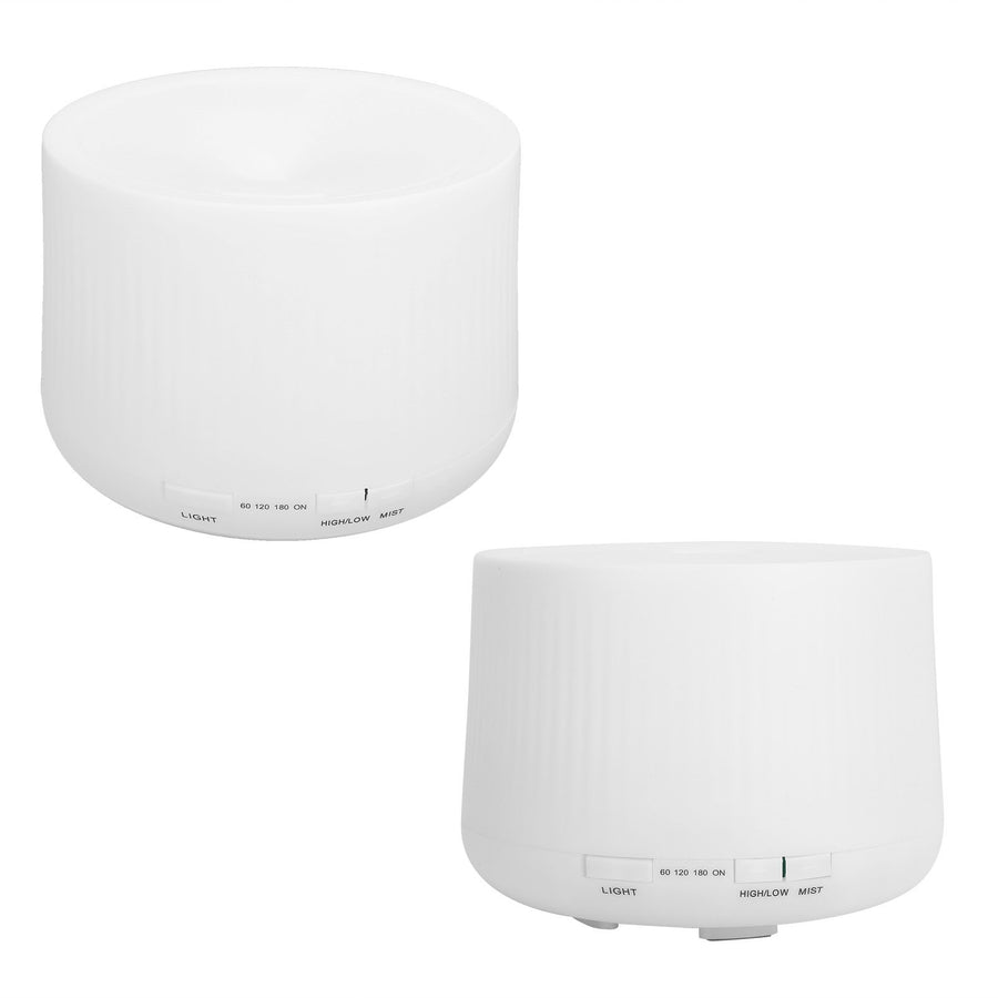 500ml Mini Humidifier with 7 LED Color Silent Ambient Light Aroma Diffuser 100‑240VEU Plug