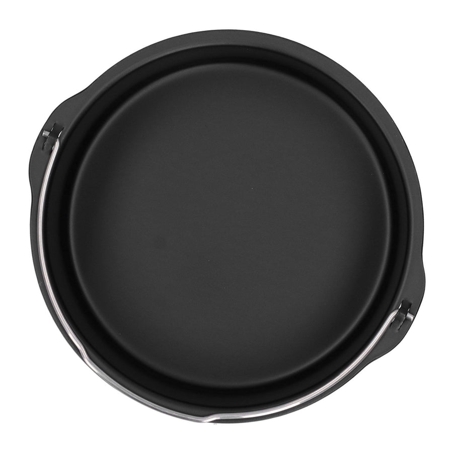 Cake Barrel Carbon Steel NonStick Cake Baking Tray Kitchen Electric Fryer Accessory(8in )