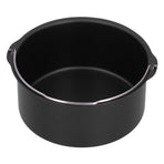 Cake Barrel Carbon Steel NonStick Cake Baking Tray Kitchen Electric Fryer Accessory(8in )