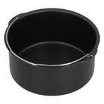 Cake Barrel Carbon Steel NonStick Cake Baking Tray Kitchen Electric Fryer Accessory(8in )