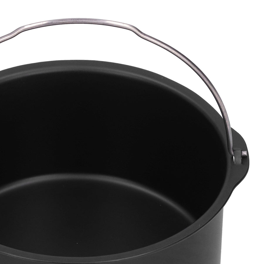 Cake Barrel Carbon Steel NonStick Cake Baking Tray Kitchen Electric Fryer Accessory(8in )