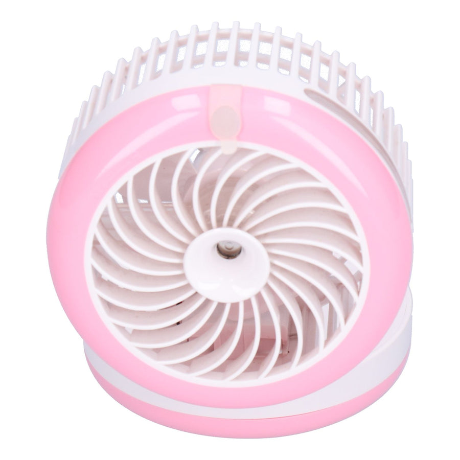 Desktop Humidifying Electric Fan Foldable Water Spray Mist Fan USB Charging for Home Office