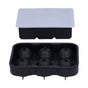 2PCS 6 Grid Ice Cubes Tray Silicone NonStick Ice Cubes Maker DIY Kitchen Accessories