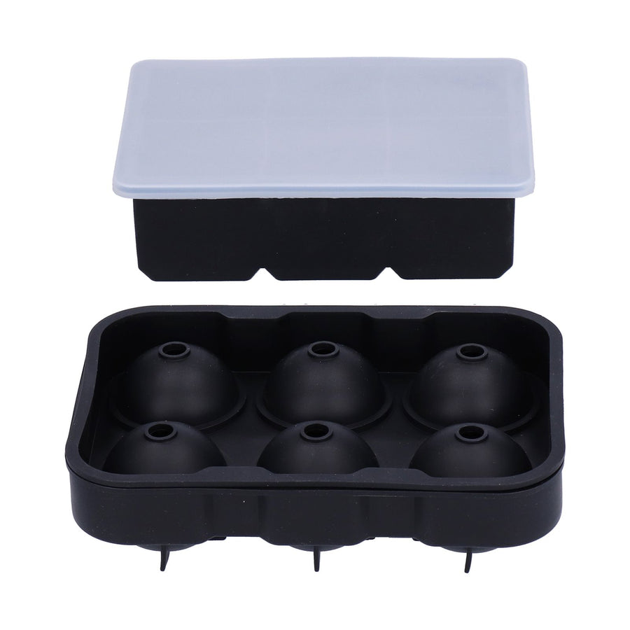 2PCS 6 Grid Ice Cubes Tray Silicone NonStick Ice Cubes Maker DIY Kitchen Accessories