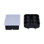 2PCS 6 Grid Ice Cubes Tray Silicone NonStick Ice Cubes Maker DIY Kitchen Accessories