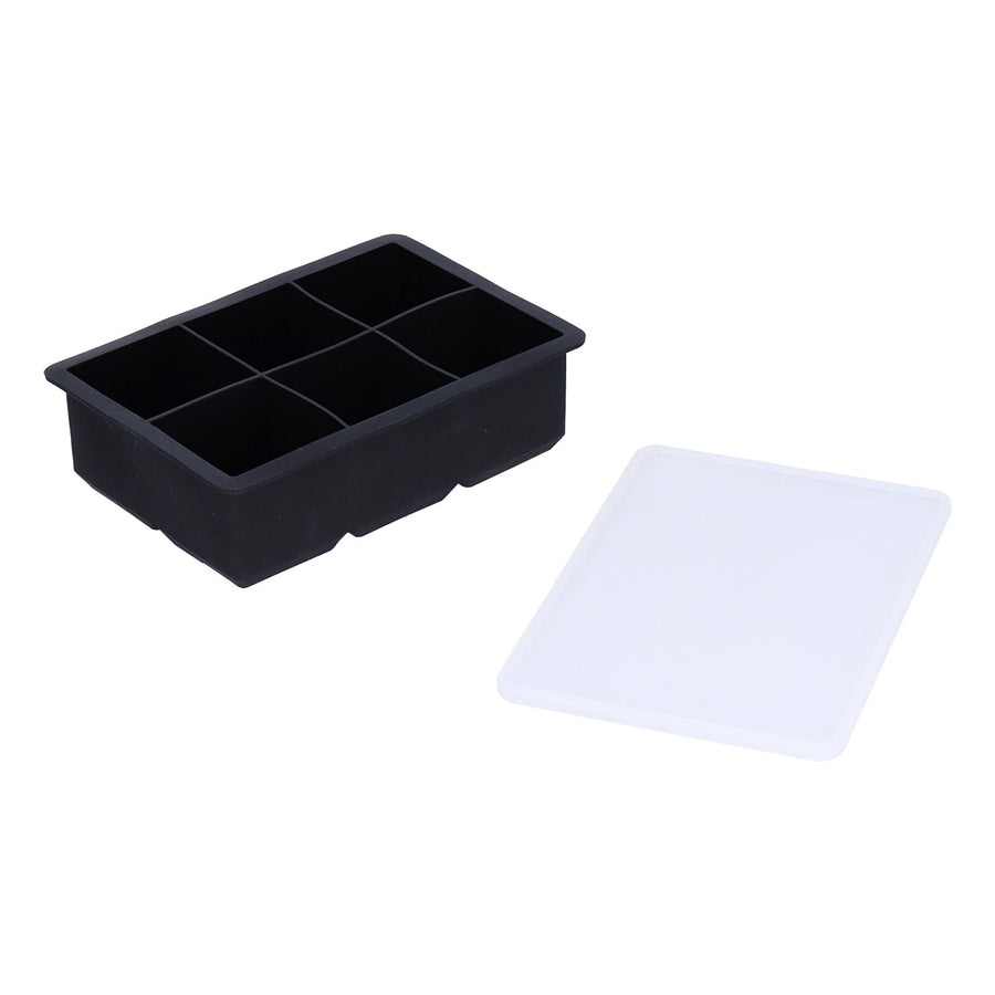 2PCS 6 Grid Ice Cubes Tray Silicone NonStick Ice Cubes Maker DIY Kitchen Accessories