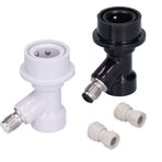 Ball Lock Adapter 3/8in ‑1/4in Beer Keg Coupler Quick Disconnect for Cornelius Corny Keg