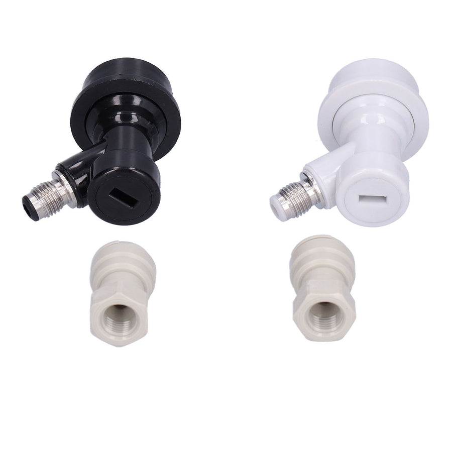 Ball Lock Adapter 3/8in ‑1/4in Beer Keg Coupler Quick Disconnect for Cornelius Corny Keg