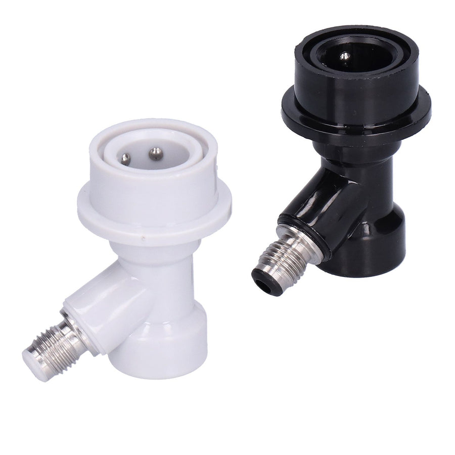 Ball Lock Adapter 3/8in ‑1/4in Beer Keg Coupler Quick Disconnect for Cornelius Corny Keg