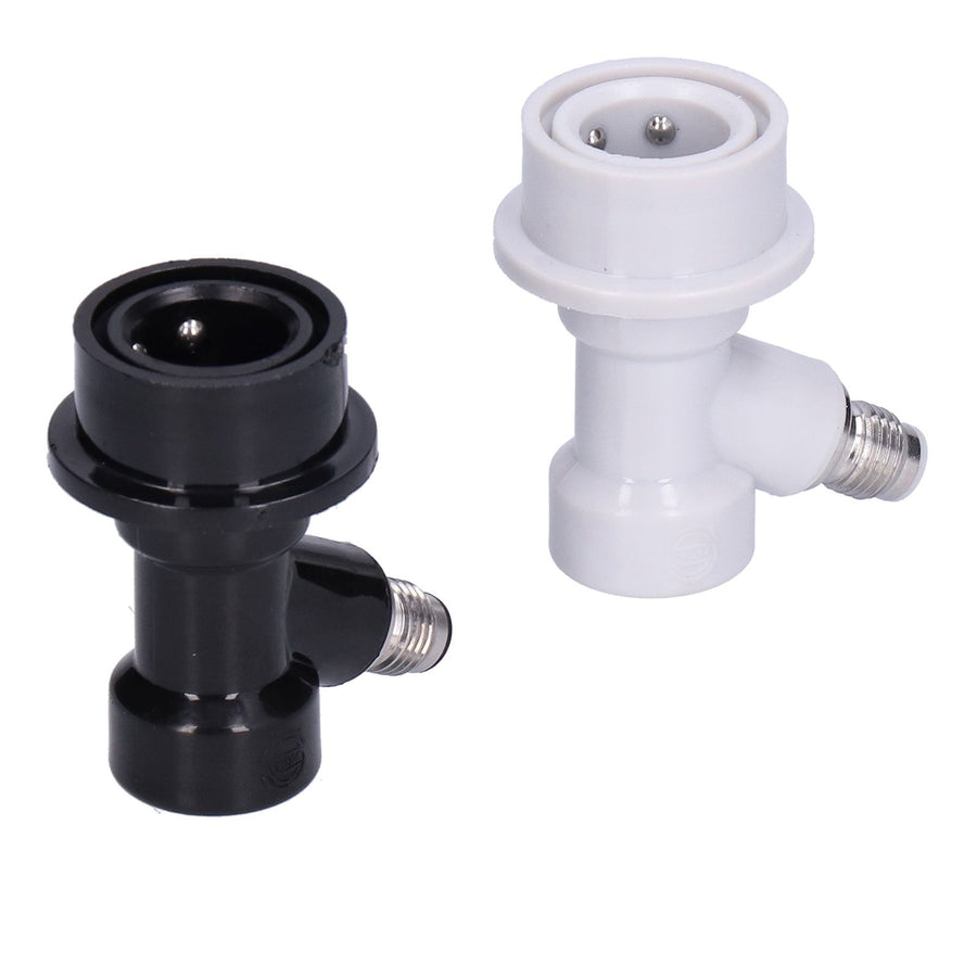 Ball Lock Adapter 3/8in ‑1/4in Beer Keg Coupler Quick Disconnect for Cornelius Corny Keg