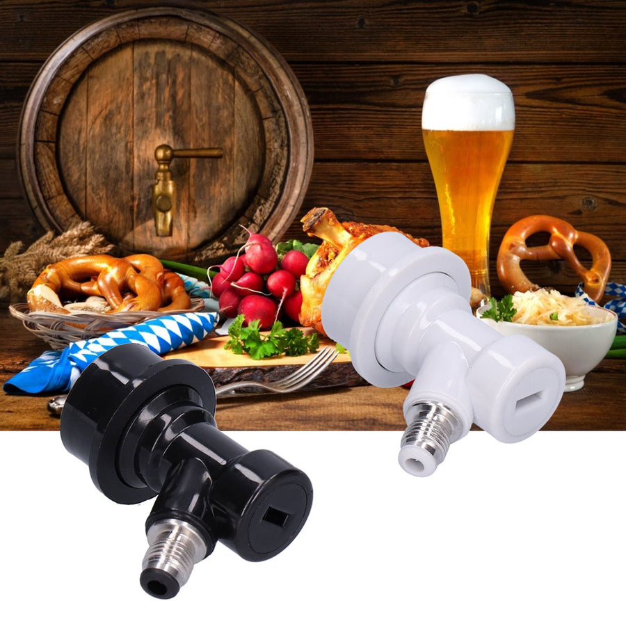 Ball Lock Adapter 3/8in ‑1/4in Beer Keg Coupler Quick Disconnect for Cornelius Corny Keg