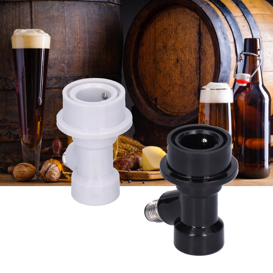 Ball Lock Adapter 3/8in ‑1/4in Beer Keg Coupler Quick Disconnect for Cornelius Corny Keg