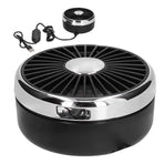 Car Fan 360° Rotatable Singlehead Electric Fan Three Speed Electric Fan with USB Powered Black Silver