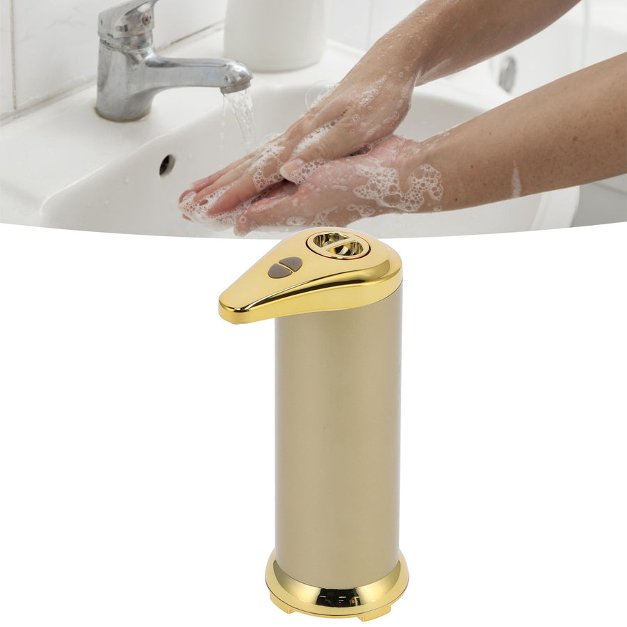 250ml Soap Dispenser Touchless Infrared Sensor Automatic Liquid Soap Dispenser for Home BathroomGold