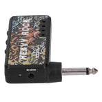 Electric Guitar Bass Headphone Amplifier with Audio Cable Adapter USB Charging Guitar Accessories