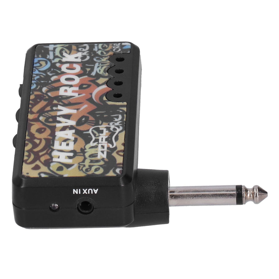 Electric Guitar Bass Headphone Amplifier with Audio Cable Adapter USB Charging Guitar Accessories
