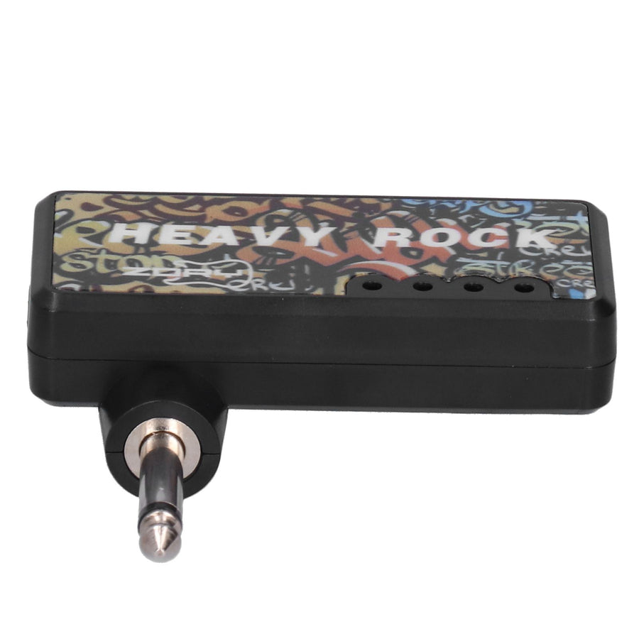 Electric Guitar Bass Headphone Amplifier with Audio Cable Adapter USB Charging Guitar Accessories