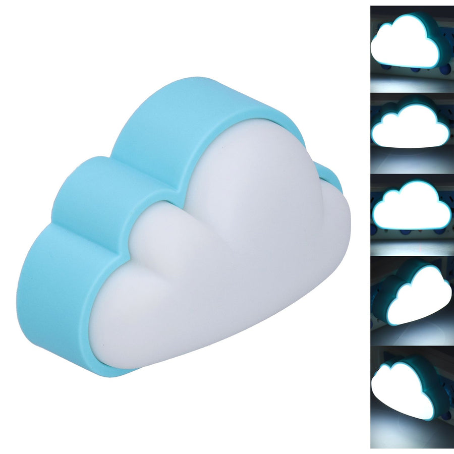 LED Night Light Cloud Shape Intelligent Light Control Night Lamp for Kids Birthday Gift Room Decor