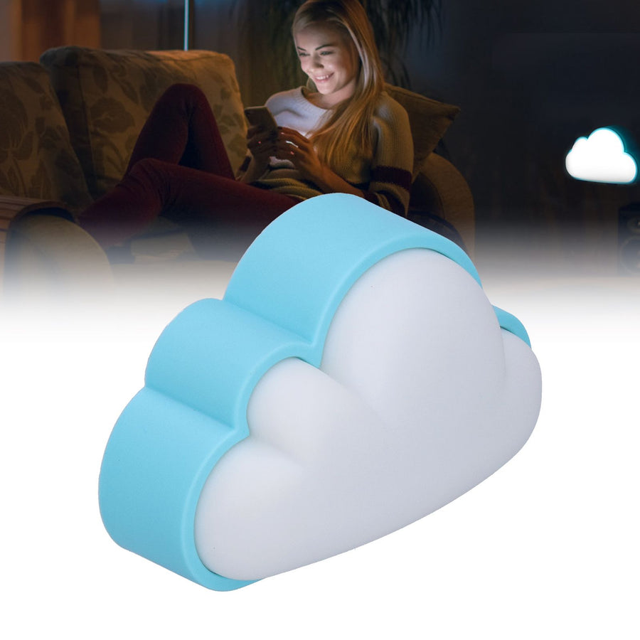 LED Night Light Cloud Shape Intelligent Light Control Night Lamp for Kids Birthday Gift Room Decor