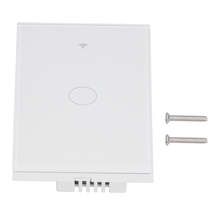 Remote Control Switch 1 Way Glass Voice Control NonCapacitance Touch Switch for Tuya Wide Voltage 100240V