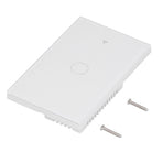 Remote Control Switch 1 Way Glass Voice Control NonCapacitance Touch Switch for Tuya Wide Voltage 100240V