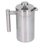 Stainless Steel Coffee Maker Portable Manual Coffee Pot Kettle Cup for Home Office800ml
