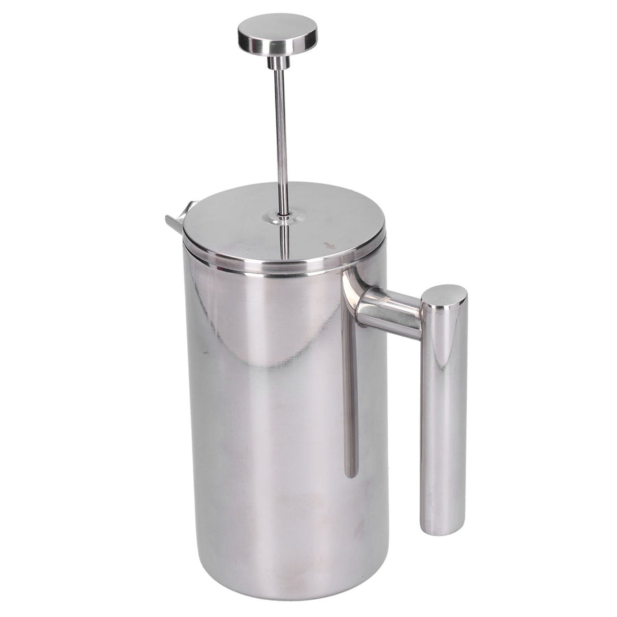 Stainless Steel Coffee Maker Portable Manual Coffee Pot Kettle Cup for Home Office800ml