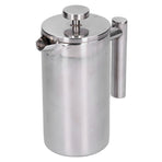 Stainless Steel Coffee Maker Portable Manual Coffee Pot Kettle Cup for Home Office1000ml
