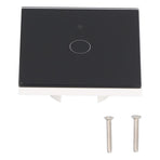 SingleGang Touch Switch for Tuya Zigbee Intelligent Remote Light Switch Plate with Backlight(Black )