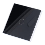 SingleGang Touch Switch for Tuya Zigbee Intelligent Remote Light Switch Plate with Backlight(Black )