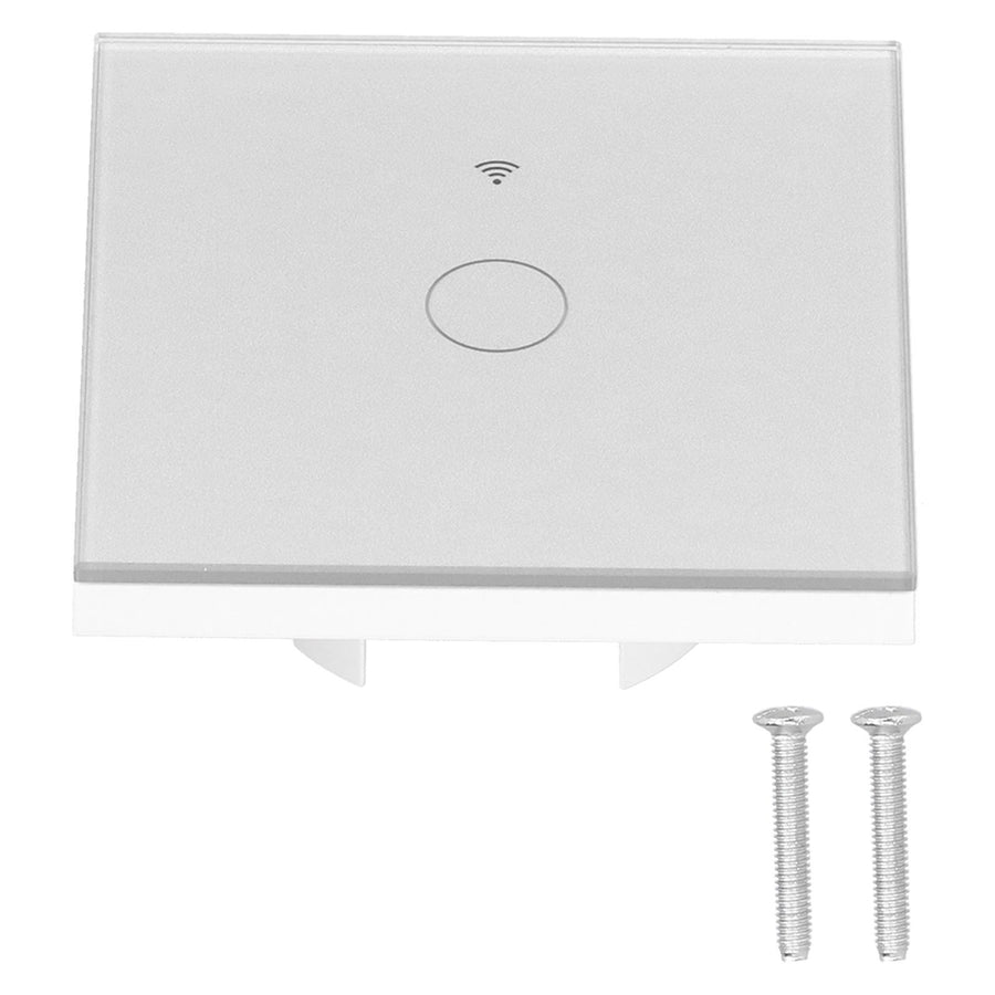 SingleGang Touch Switch for Tuya Zigbee Intelligent Remote Light Switch Plate with Backlight(White )