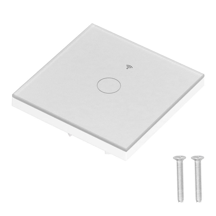 SingleGang Touch Switch for Tuya Zigbee Intelligent Remote Light Switch Plate with Backlight(White )