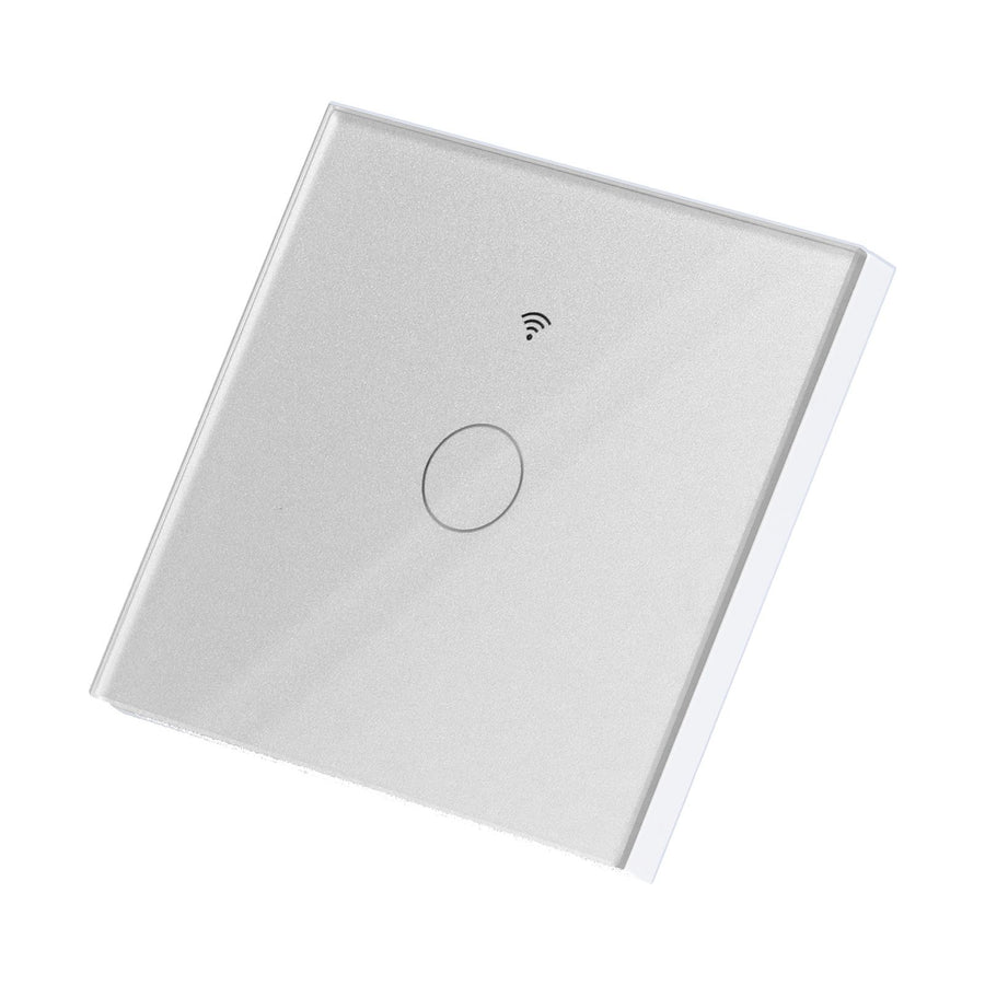 SingleGang Touch Switch for Tuya Zigbee Intelligent Remote Light Switch Plate with Backlight(White )