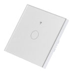 SingleGang Touch Switch for Tuya Zigbee Intelligent Remote Light Switch Plate with Backlight(White )