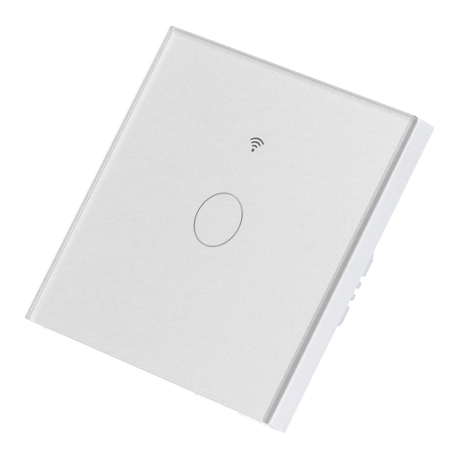 SingleGang Touch Switch for Tuya Zigbee Intelligent Remote Light Switch Plate with Backlight(White )