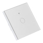 SingleGang Touch Switch for Tuya Zigbee Intelligent Remote Light Switch Plate with Backlight(White )