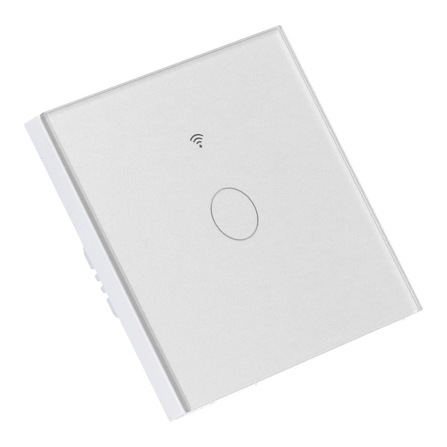 SingleGang Touch Switch for Tuya Zigbee Intelligent Remote Light Switch Plate with Backlight(White )