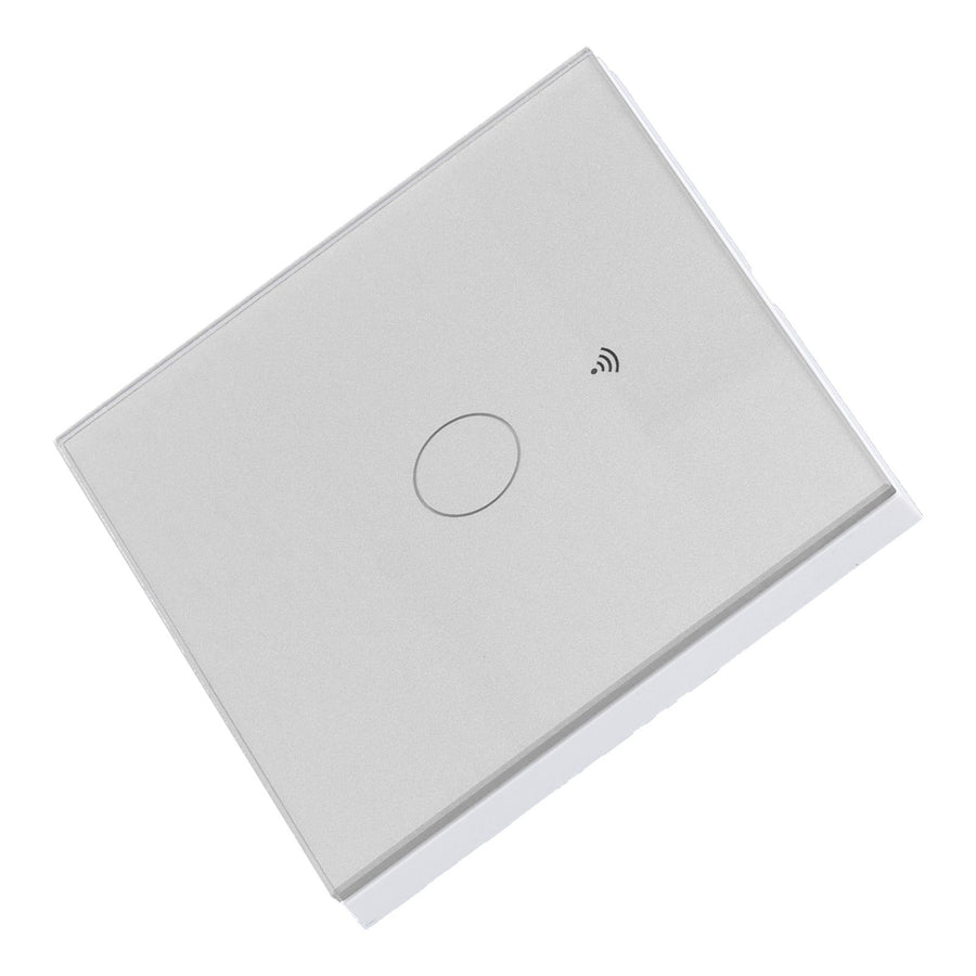 SingleGang Touch Switch for Tuya Zigbee Intelligent Remote Light Switch Plate with Backlight(White )